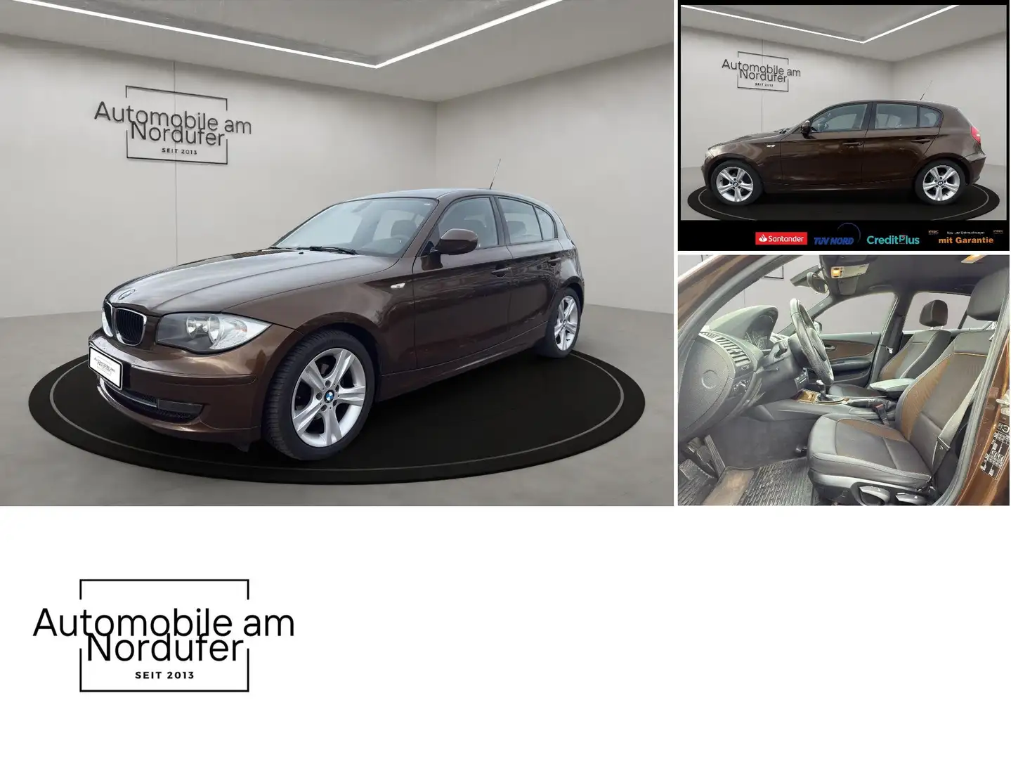 BMW 116 i-2Hand-PDC-Klima-Allwetterreifen-nur 104Tkm Braun - 2