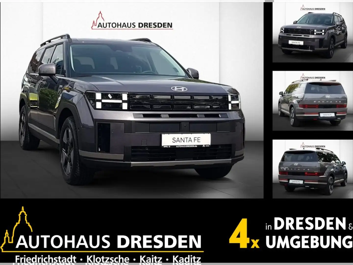 Hyundai SANTA FE 1.6 T-GDI HEV *inkl. Winterräder*NSCC*18WR Grau - 1