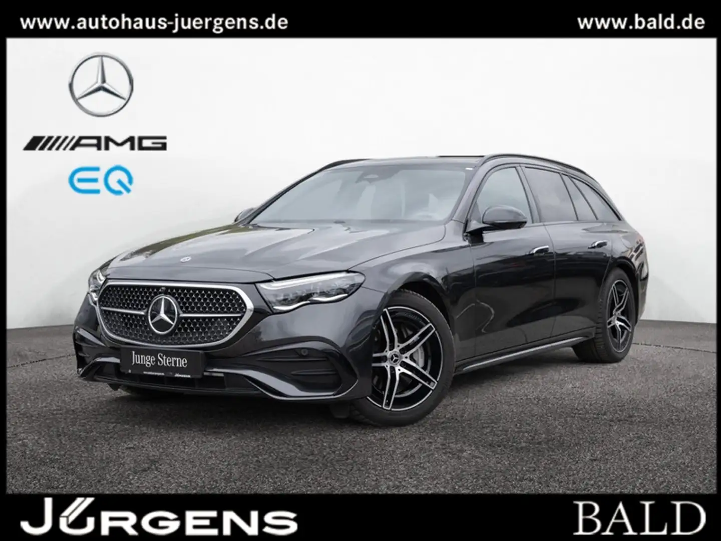 Mercedes-Benz E 300 de T AMG-Sport/DIGITAL/360/Pano/Night/Totw Grau - 2