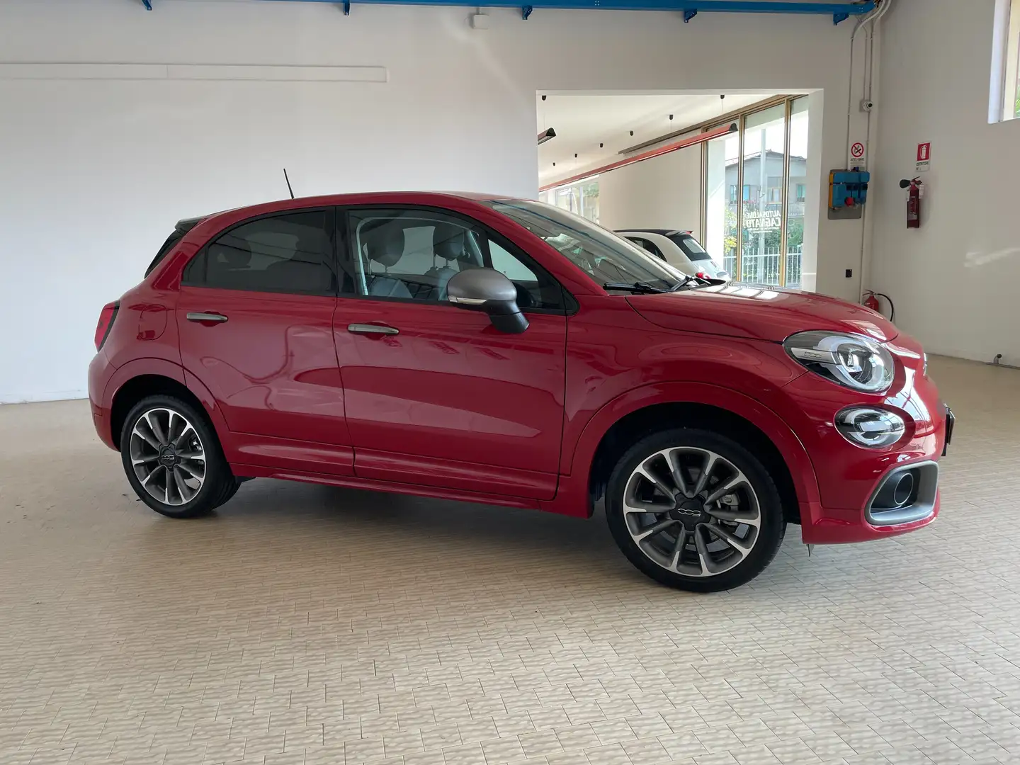 Fiat 500X 1.5 t4 hybrid Sport 130cv dct Km 3500-Led-Telecam. Rosso - 1