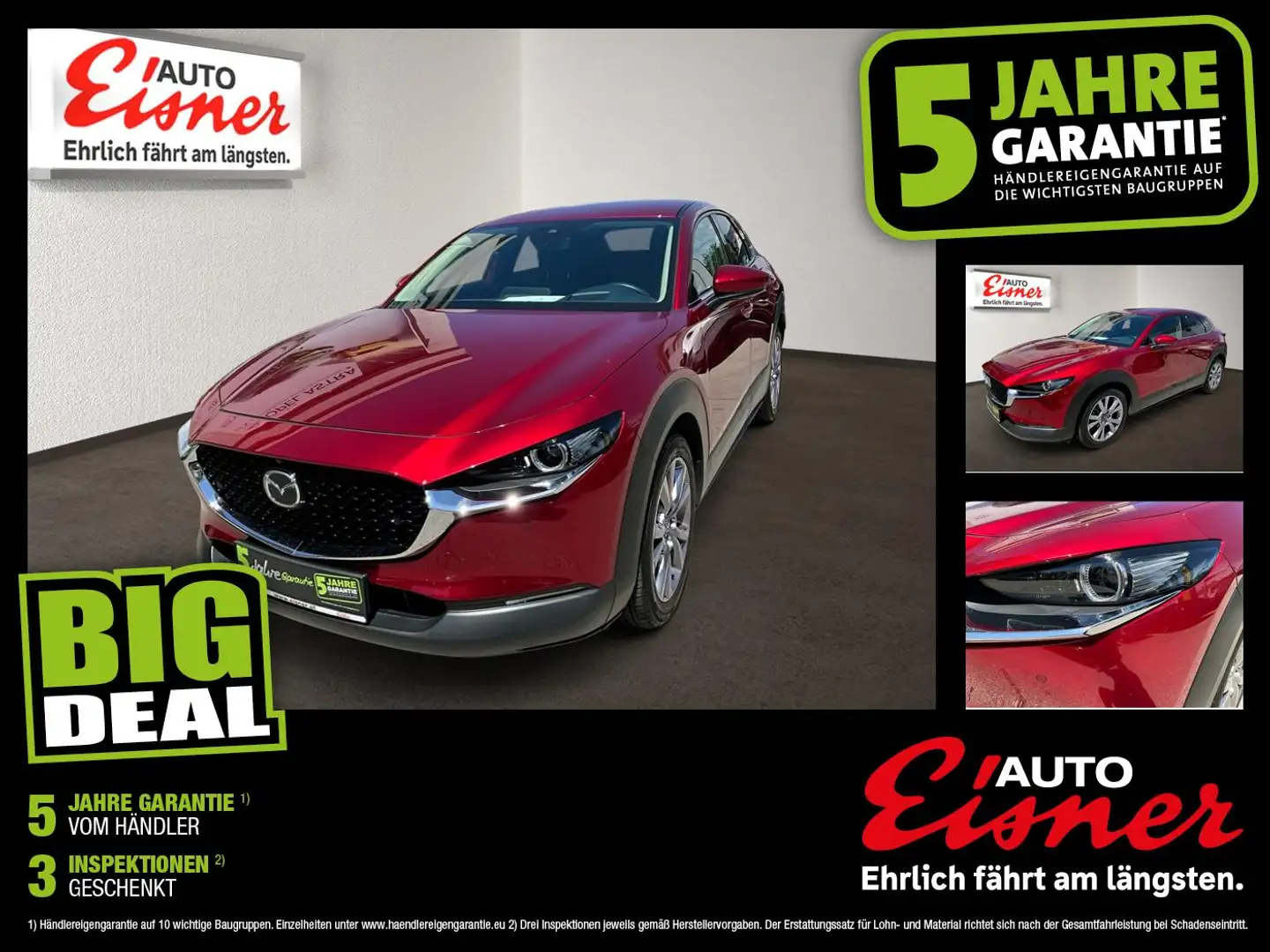 Mazda CX-30 2.0 SKYACTIV-G M Comfort+ AUT HUD Kam. LED Rot - 1