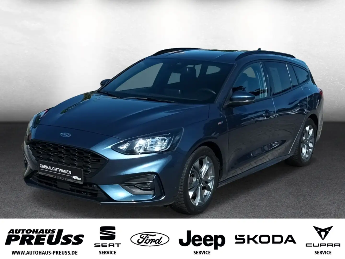 Ford Focus ST-Line 1.0 EcoBoost Mild-Hybrid Turnier Blau - 1
