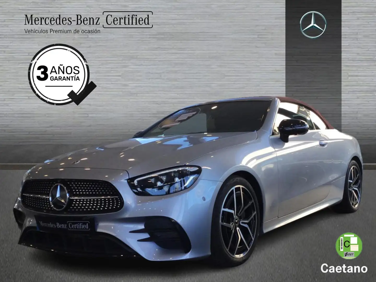 Mercedes-Benz E 220 d Cabrio Plateado - 1