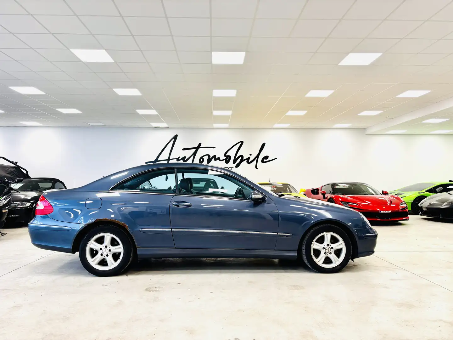 Mercedes-Benz CLK 200 ✅1AN GARANTIE✅KOMPRESSOR✅AVANT GARDE✅CUIR Bleu - 2