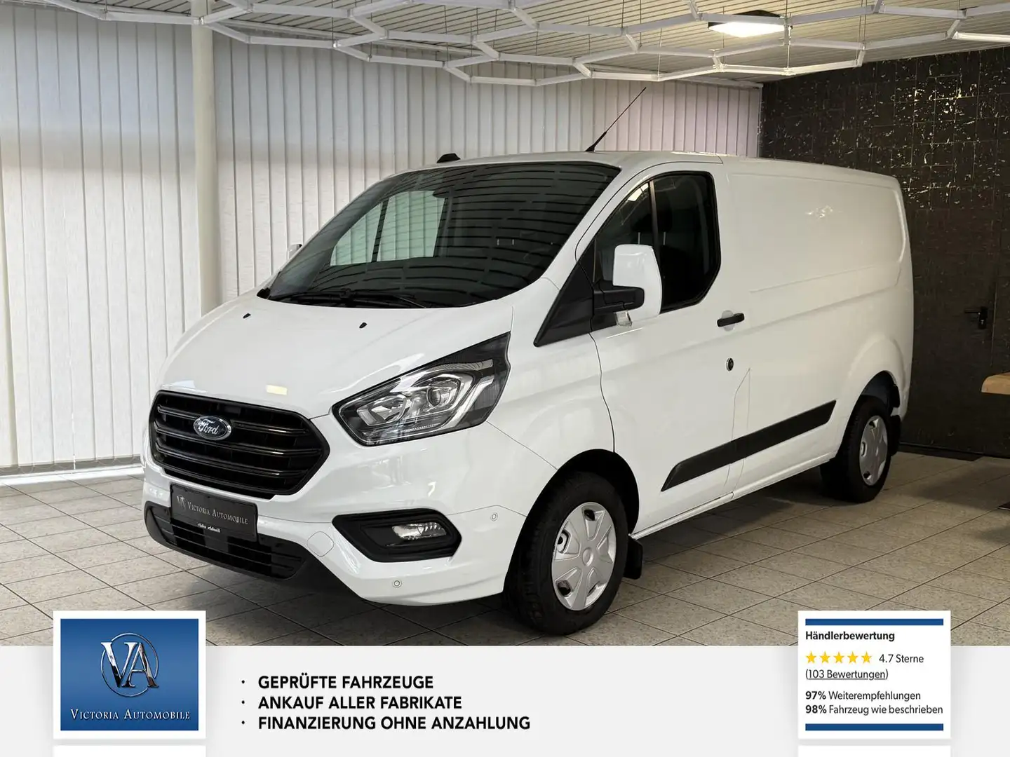 Ford Transit Custom Kasten 1 Hand* Audiosystem 21: Radioempfang Digita Weiß - 1