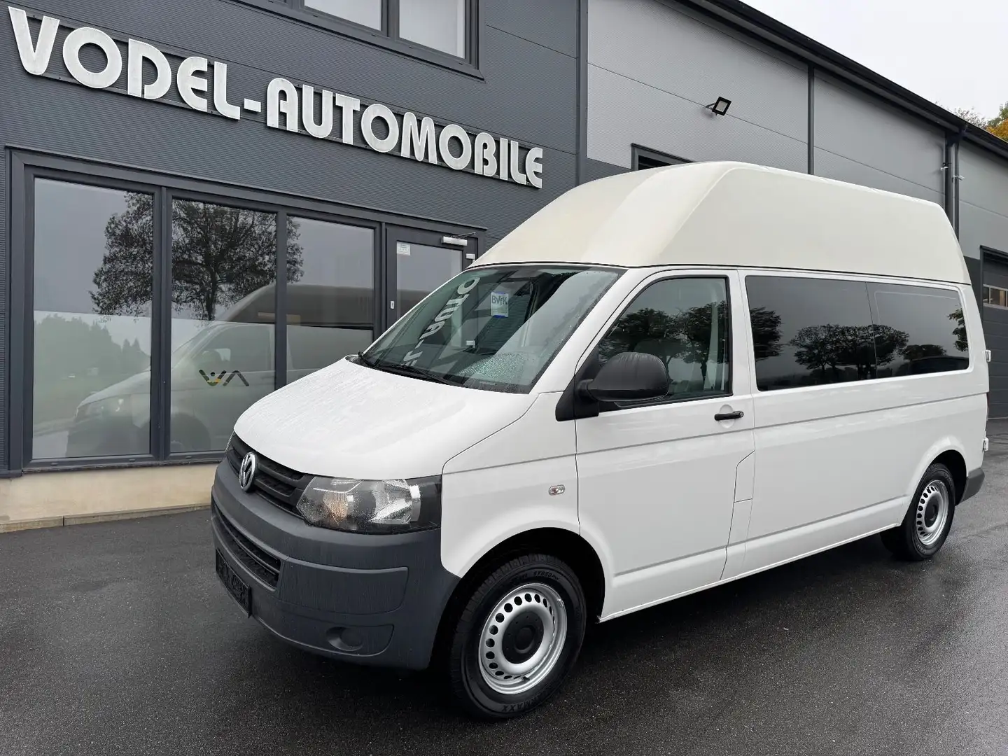 Volkswagen T5 Transporter T5 Kombi-Hochdach lang 9 Sitze Weiß - 1