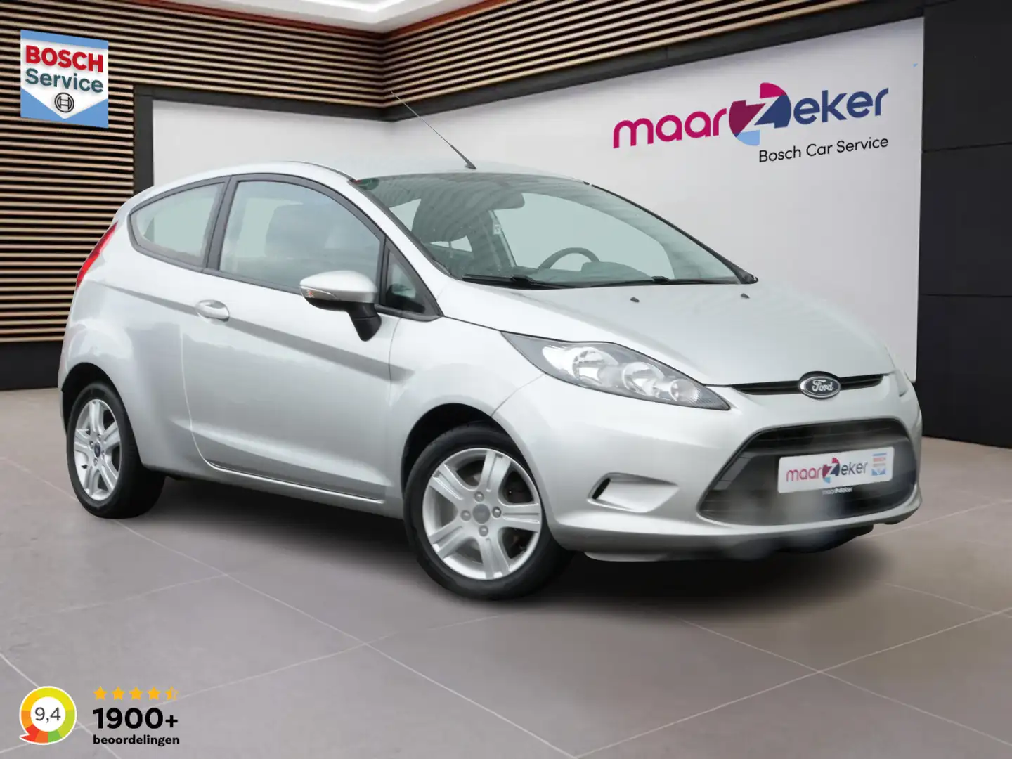 Ford Fiesta 1.25 Limited Cool ✅Airco✅Stuurwielbed.✅AUX✅Radio✅L Grijs - 1