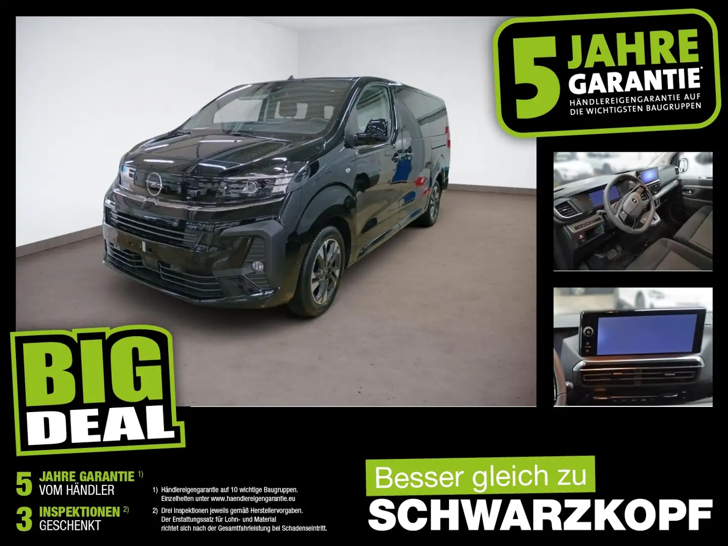 Opel Zafira Life 2.0 D (L3) Edition XL Lenkradheizung Noir - 1