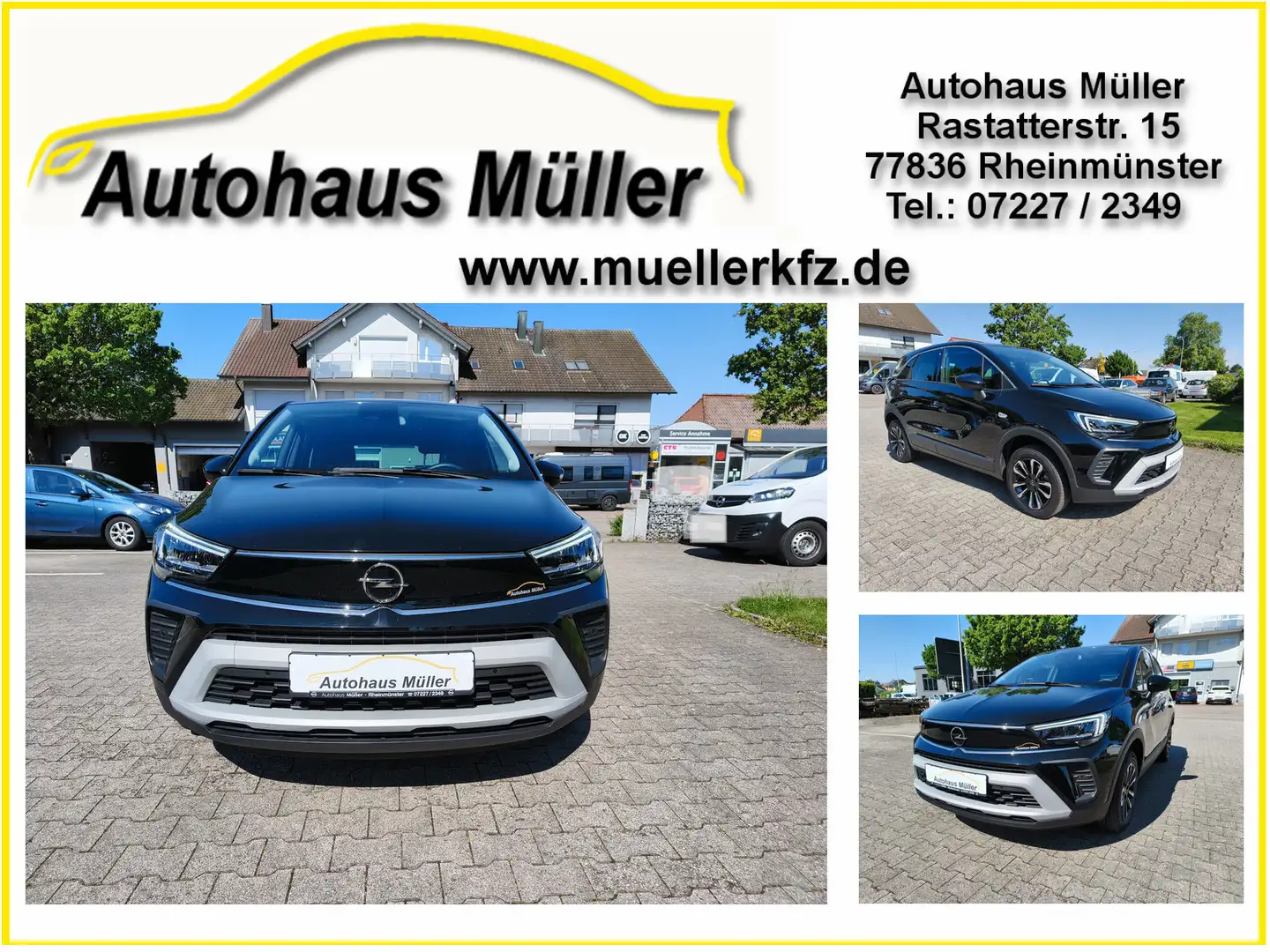 Opel Crossland Elegance Zwart - 1
