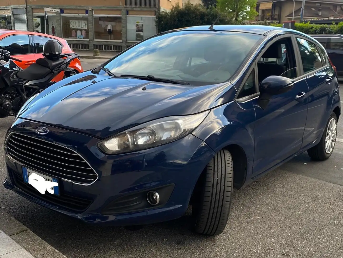 Ford Fiesta Fiesta VI 2013 5p 1.4 Plus Gpl 95cv E6 Blu/Azzurro - 1