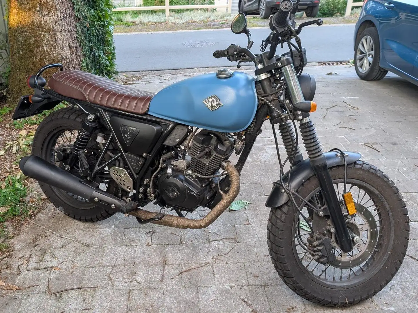 Archive Motorcycle Scrambler 125 Blauw - 2
