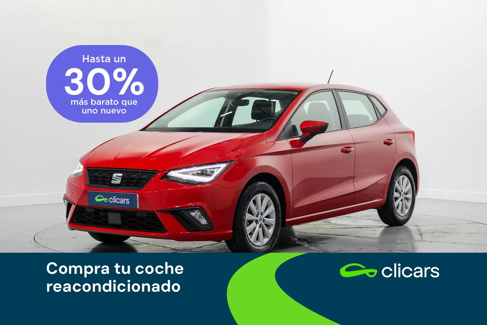 SEAT Ibiza 1.0 MPI Evo S&S Style 80 Rojo - 1