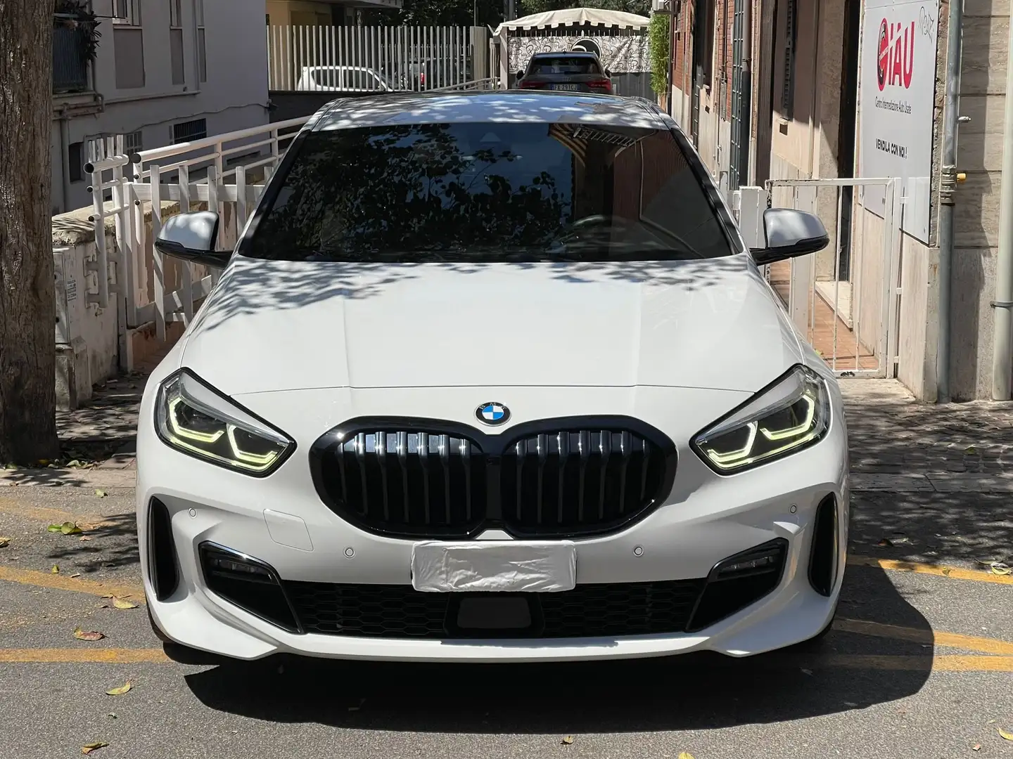 BMW 118 118d Msport auto Bianco - 2