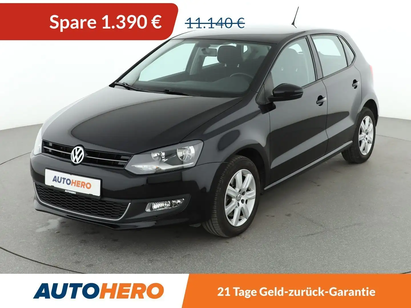 Volkswagen Polo 1.2 TSI Highline*TEMPO*PDC*SHZ* Schwarz - 1