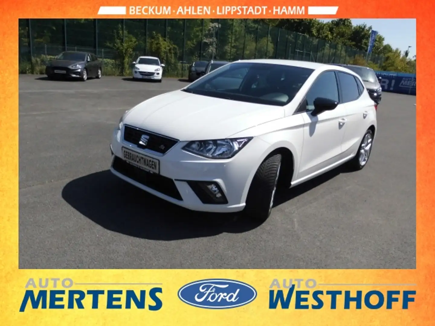 SEAT Ibiza TSI EU6d-T FR LED CarPlay DAB Blanc - 1
