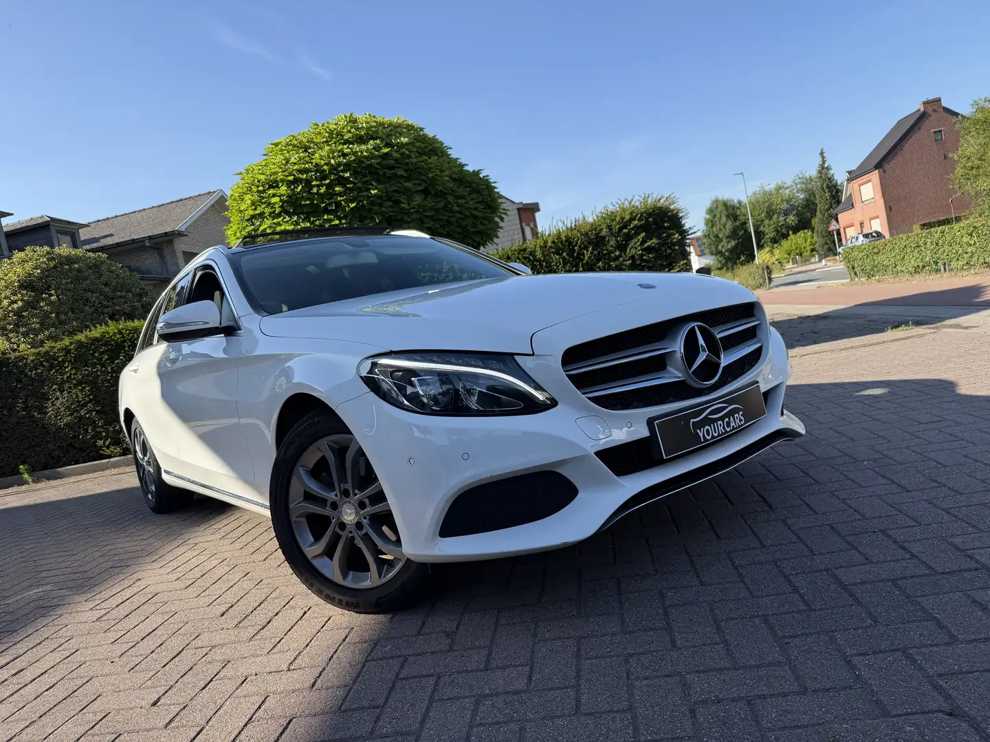 Mercedes-Benz C 180 C 180 d * PANO * GPS * LED * EURO 6 Blanc - 2
