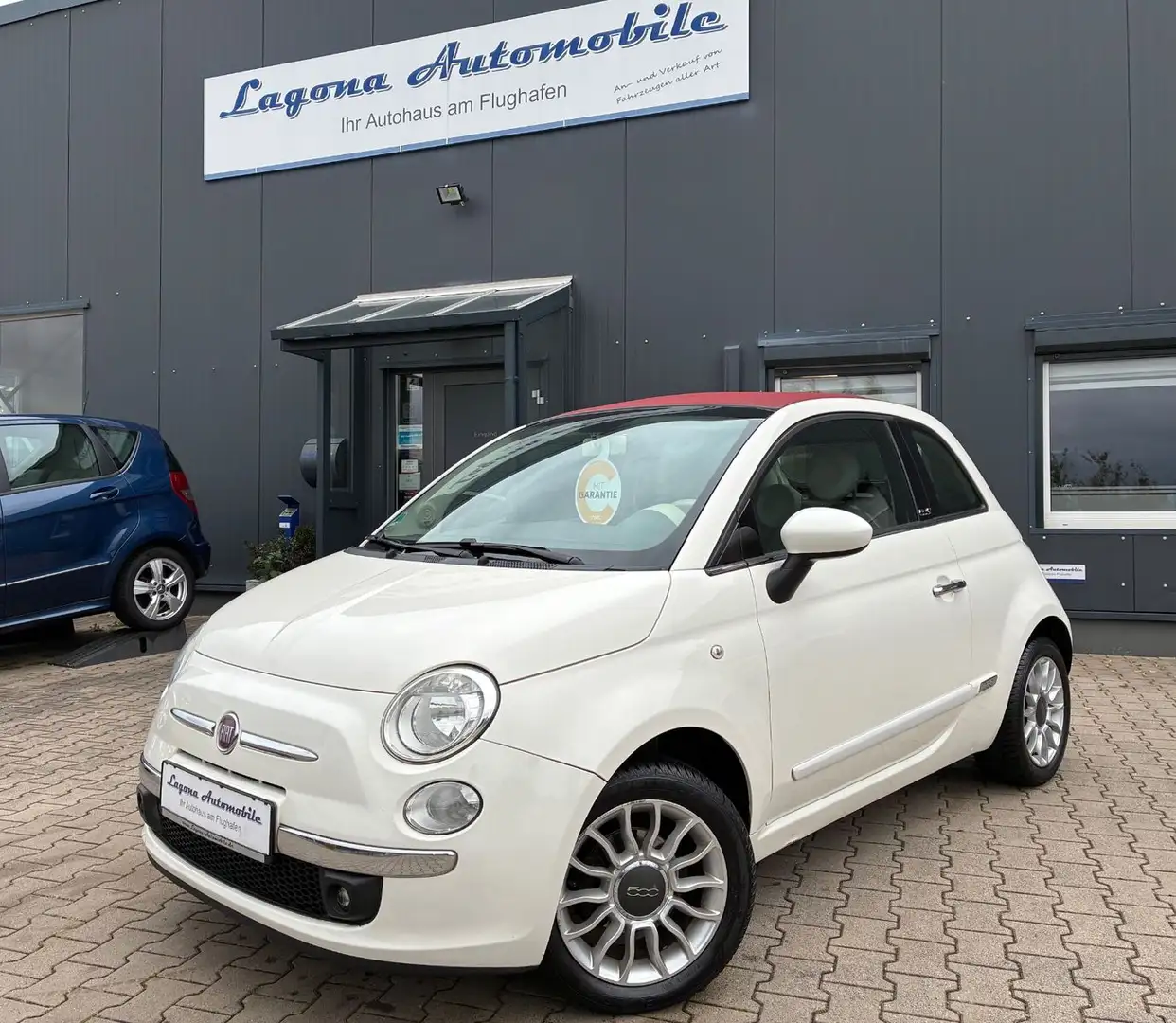 Fiat 500C 1.2 8V Lounge *2.HAND/PDC/ALLWETTER/KLIMA* Weiß - 1