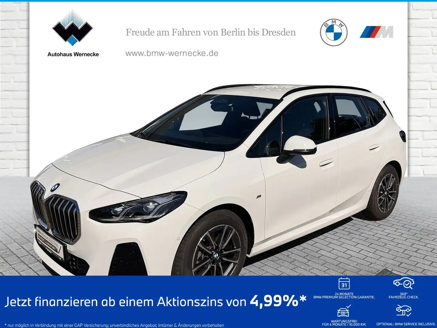 BMW 218 i Active Tourer M Sportpaket HK HiFi DAB LED Weiß - 1
