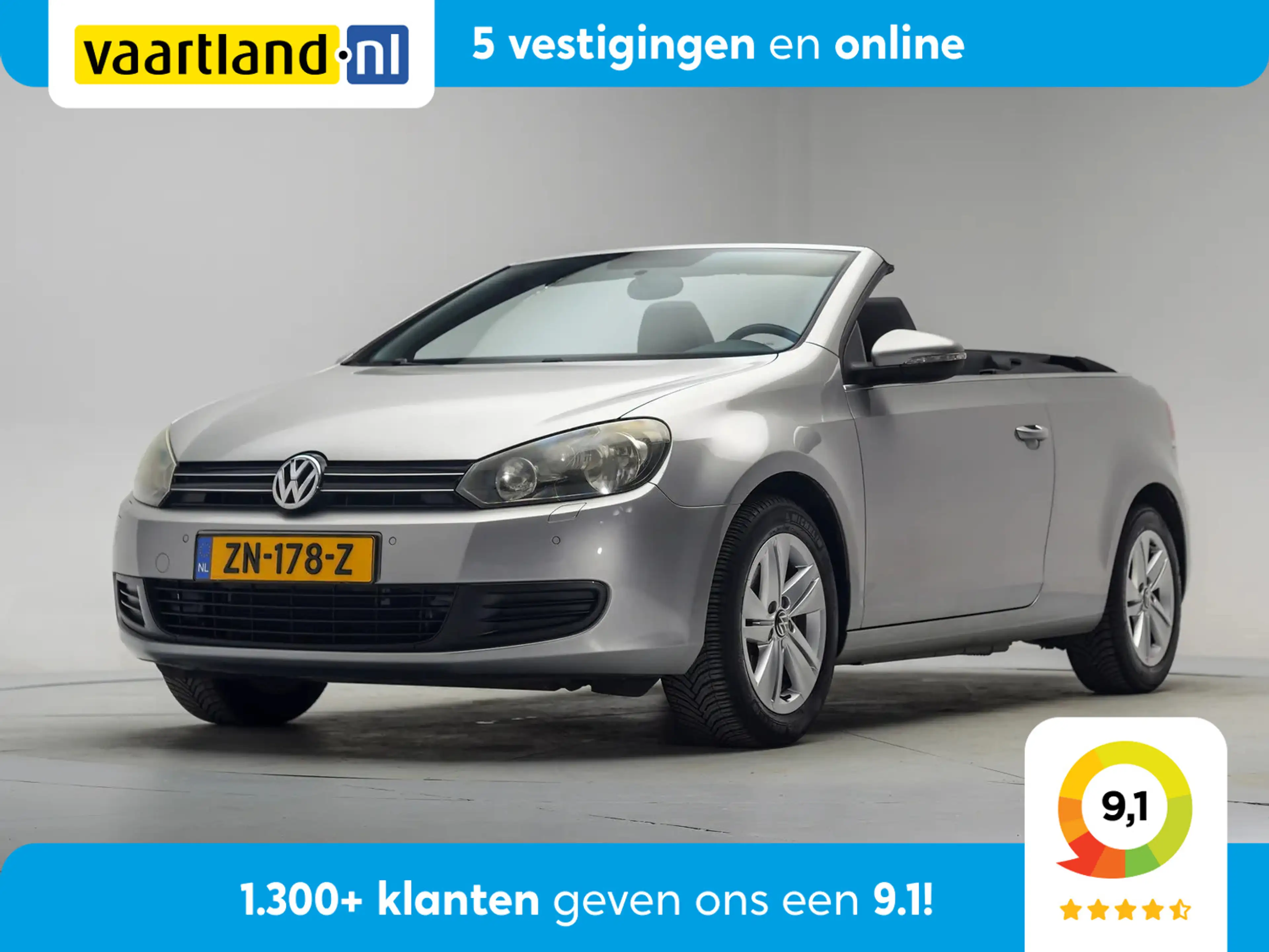 Volkswagen Golf Cabriolet 1,2 TSI BlueMotion [ Elek.dak Clima PDC Stoelverwa