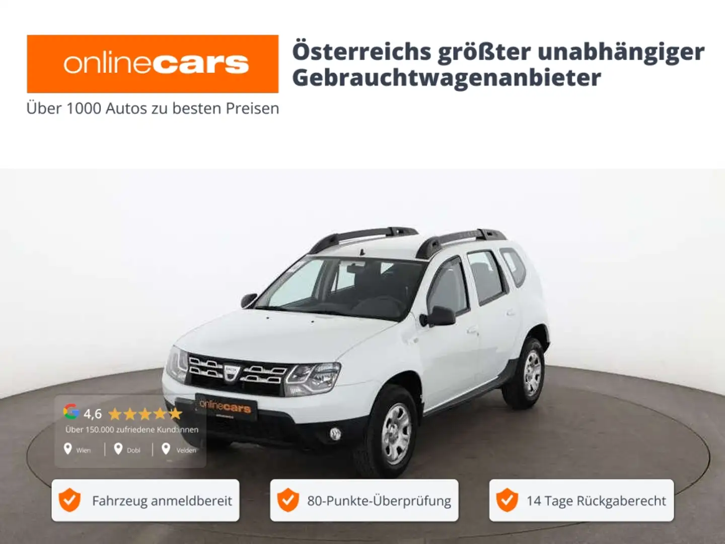 Dacia Duster dCi 110 PARKHILFE KLIMA-ANLAGE RADIO Alb - 1