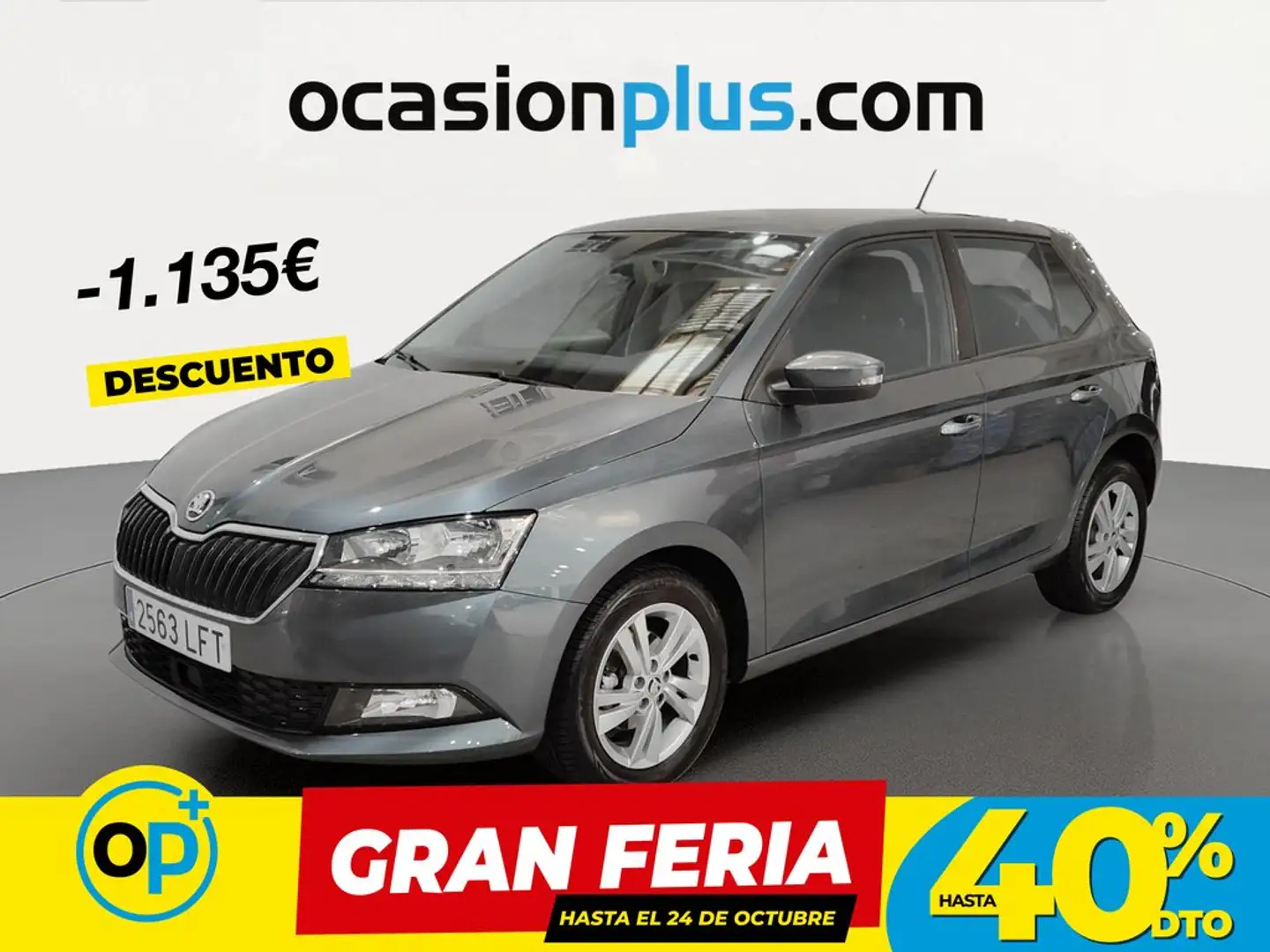 Skoda Fabia 1.0 TSI Ambition Plus 70kW Gris - 1