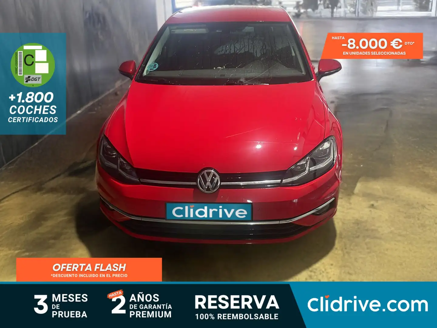 Volkswagen Golf 1.4 TSI Advance 92kW Rojo - 1