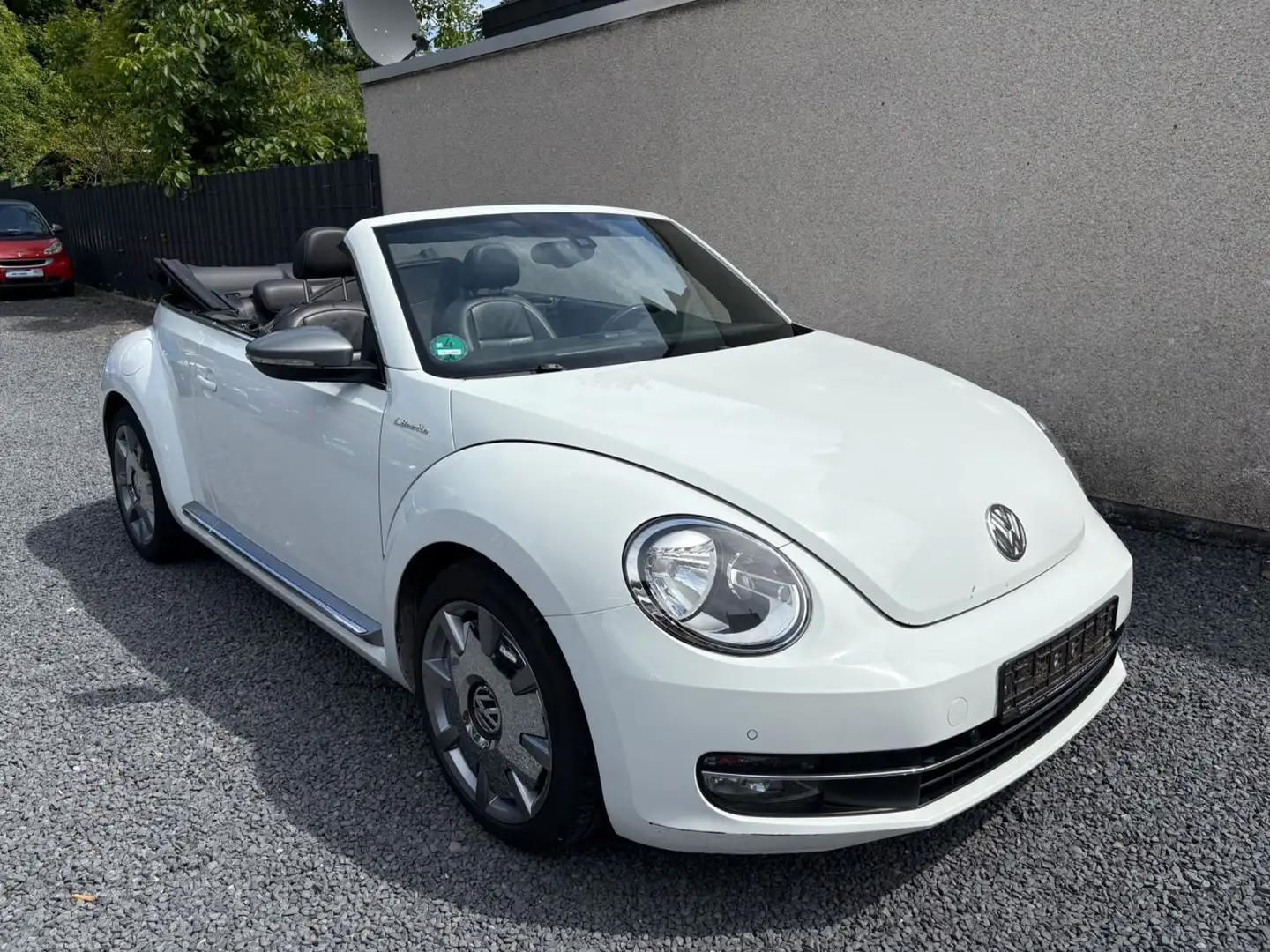 Volkswagen Beetle Cabriolet/Klima/Navi/Leder/PDC Blanc - 1