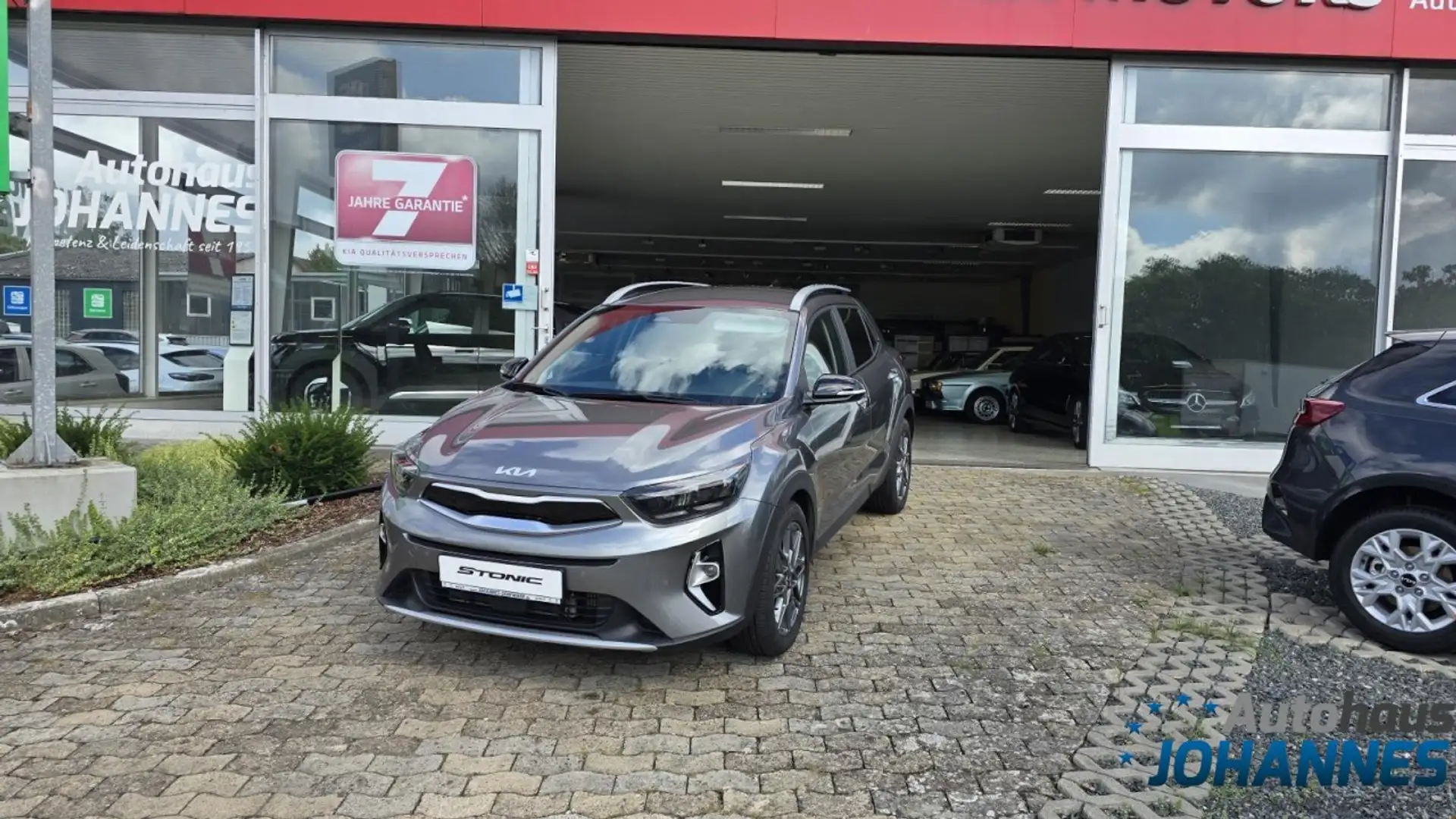 Kia Stonic 1.0 T-GDI 48V DCT Nightline Edition Klima Navi Grau - 1