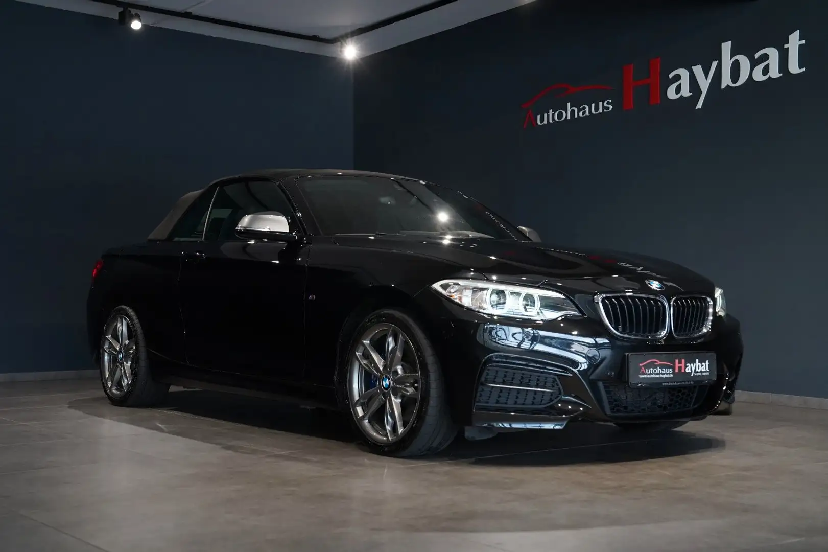 BMW 240 xDrive Cabrio Navi-Leder-Kamera Schwarz - 1