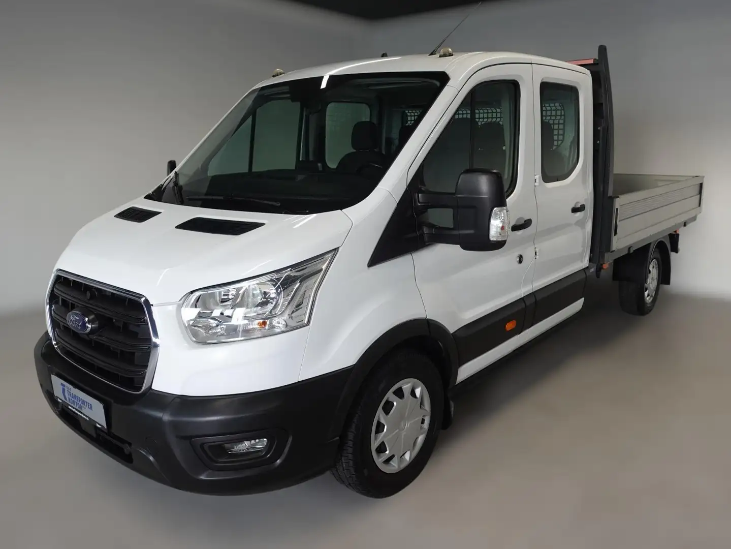 Ford Transit 2.0 TDCI 4x4 350 L3 DOKA Pritsche Standhzg Klima Blanc - 1