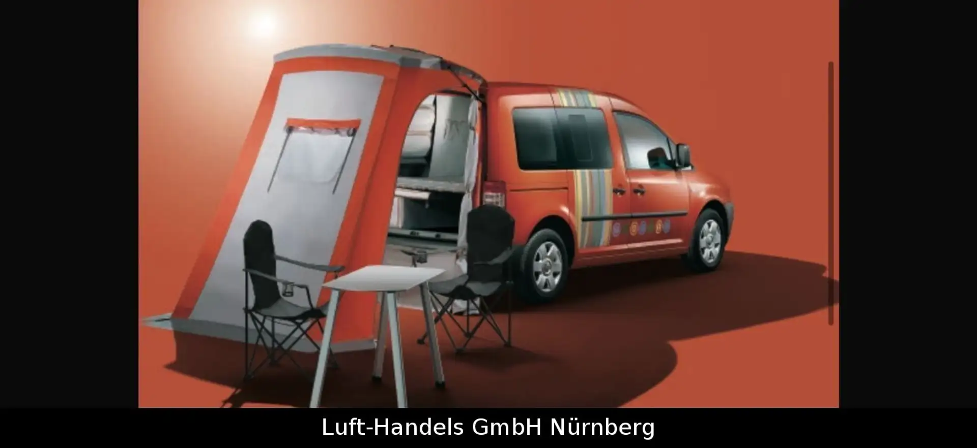 Volkswagen Caddy Life 1.9TDI Tramper Camper 5Sitzer Webasto Arancione - 1