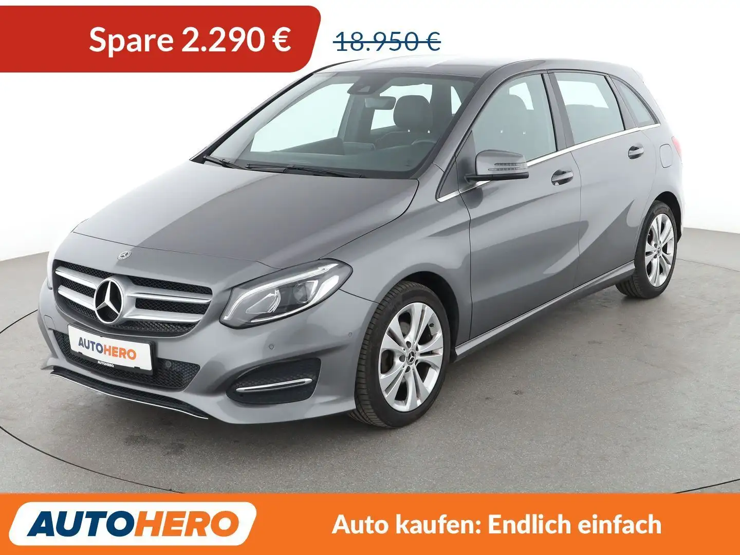 Mercedes-Benz B 180 B 180 Edition Urban Aut.*NAVI*LED*TEMPO*PDC* Grau - 1
