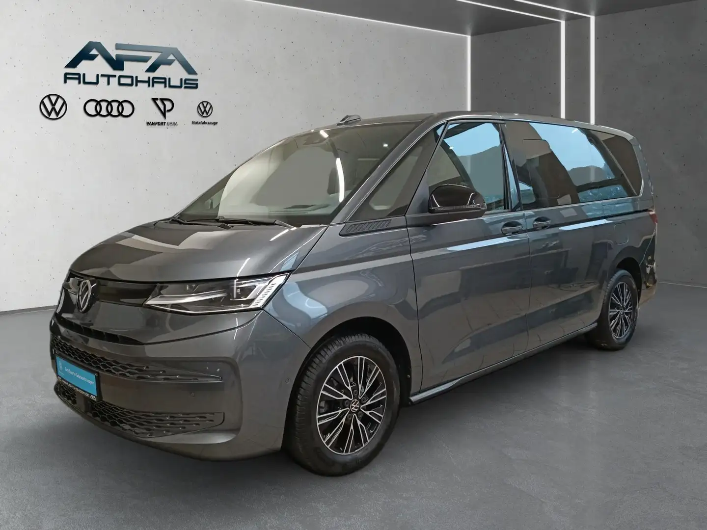 Volkswagen T7 Multivan 2,0 TDI lang DSG LED*Navi*AHK*StdHz Gris - 2