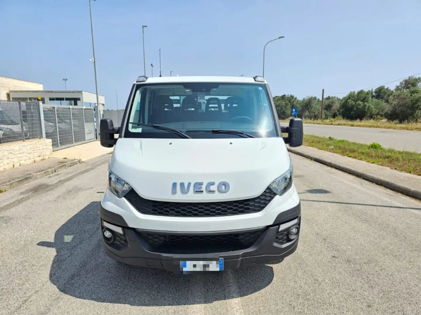 Iveco Daily 33S11 2.3mjt 3450 DOPPIA CABINA e GRU BONFIGLIOLI Bianco - 2