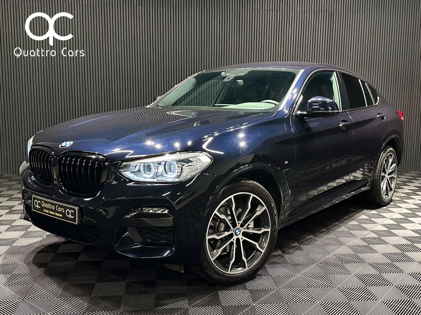 BMW X4 2.0dA xDrive - Pack M - 1ere Main - Carbonschwarz Schwarz - 1