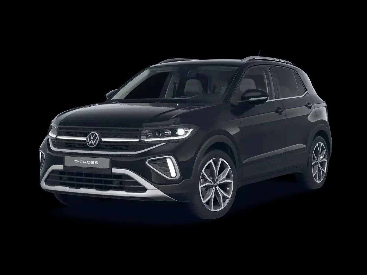 Volkswagen T-Cross DSG Style *IQ MATRIX LIGHT/ CAM / ZETELVERW /ACC* Noir - 1