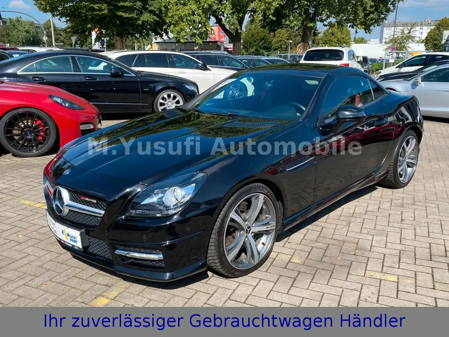Mercedes-Benz SLK 250 ROADSTER AMG-LINE AUTOMATIK|LEDER|NAVI Schwarz - 1