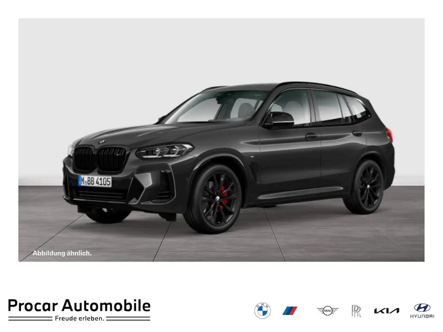 BMW X3 M 40d HUD NAVI Gris - 1