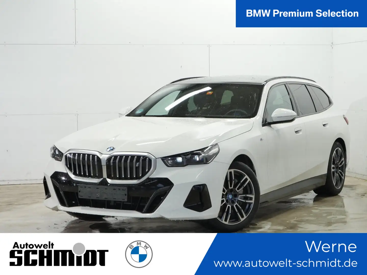 BMW i5 eDrive40 Touring M Sport + GARANTIE-bis-03.30 Weiß - 1