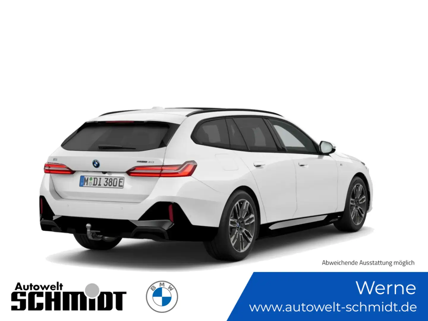 BMW i5 eDrive40 Touring M Sport + GARANTIE-bis-03.30 Weiß - 2