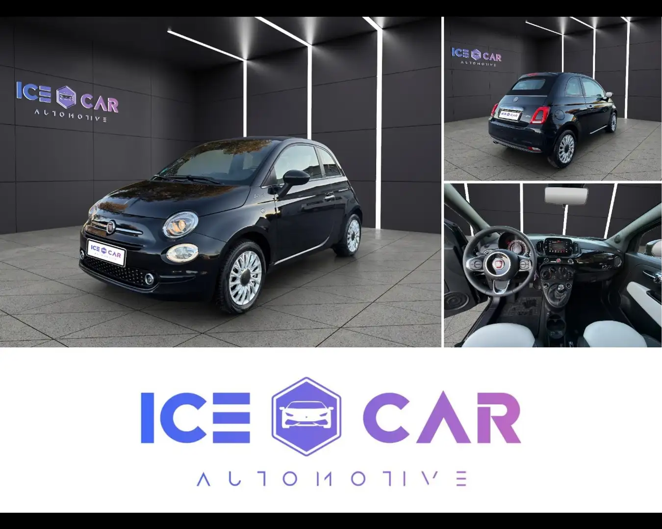 Fiat 500C - 500 C 1.0 Hybrid Dolcevita Noir - 1