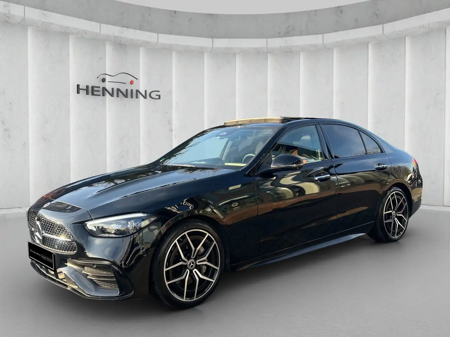 Mercedes-Benz C 220 d Pano Digital 360 Ambiente Plus AHK AMG Noir - 1