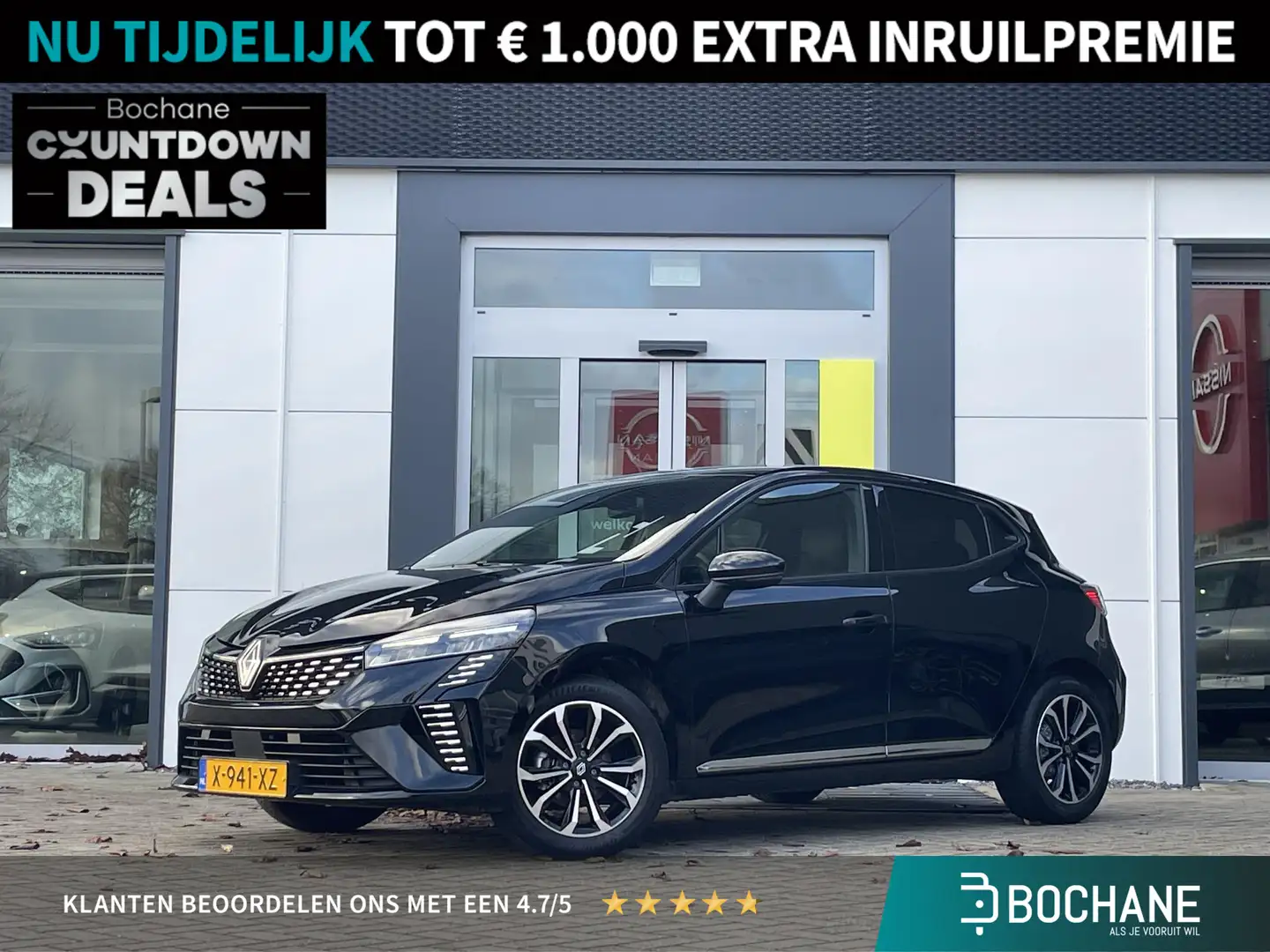 Renault Clio 1.0 TCe 90 GPF Techno | Lm velgen | Naviagtie | Cl Noir - 1