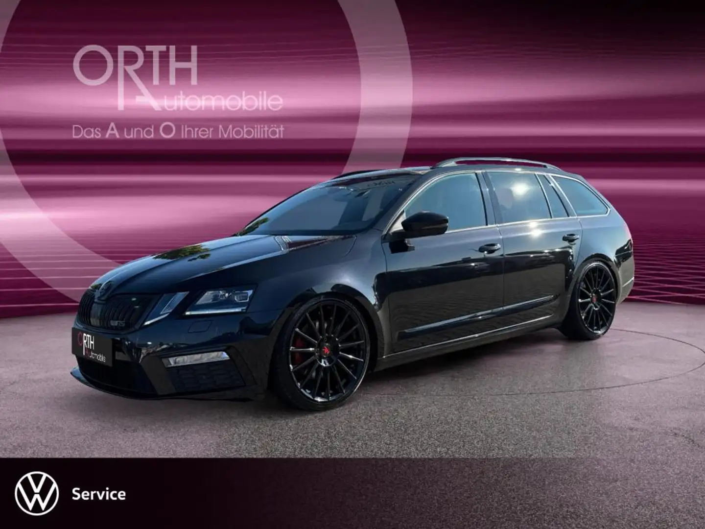 Skoda Octavia Combi 2.0 TDI RS NAVI LED AHK ST-HZG LM Schwarz - 1