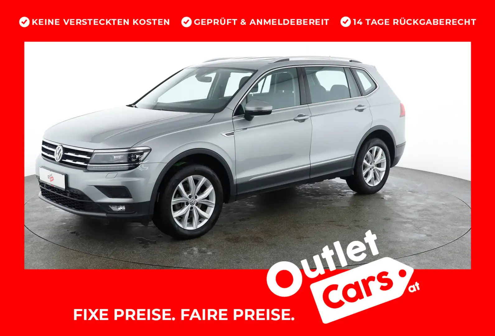 Volkswagen Tiguan Allspace Comfortline TDI Silber - 1
