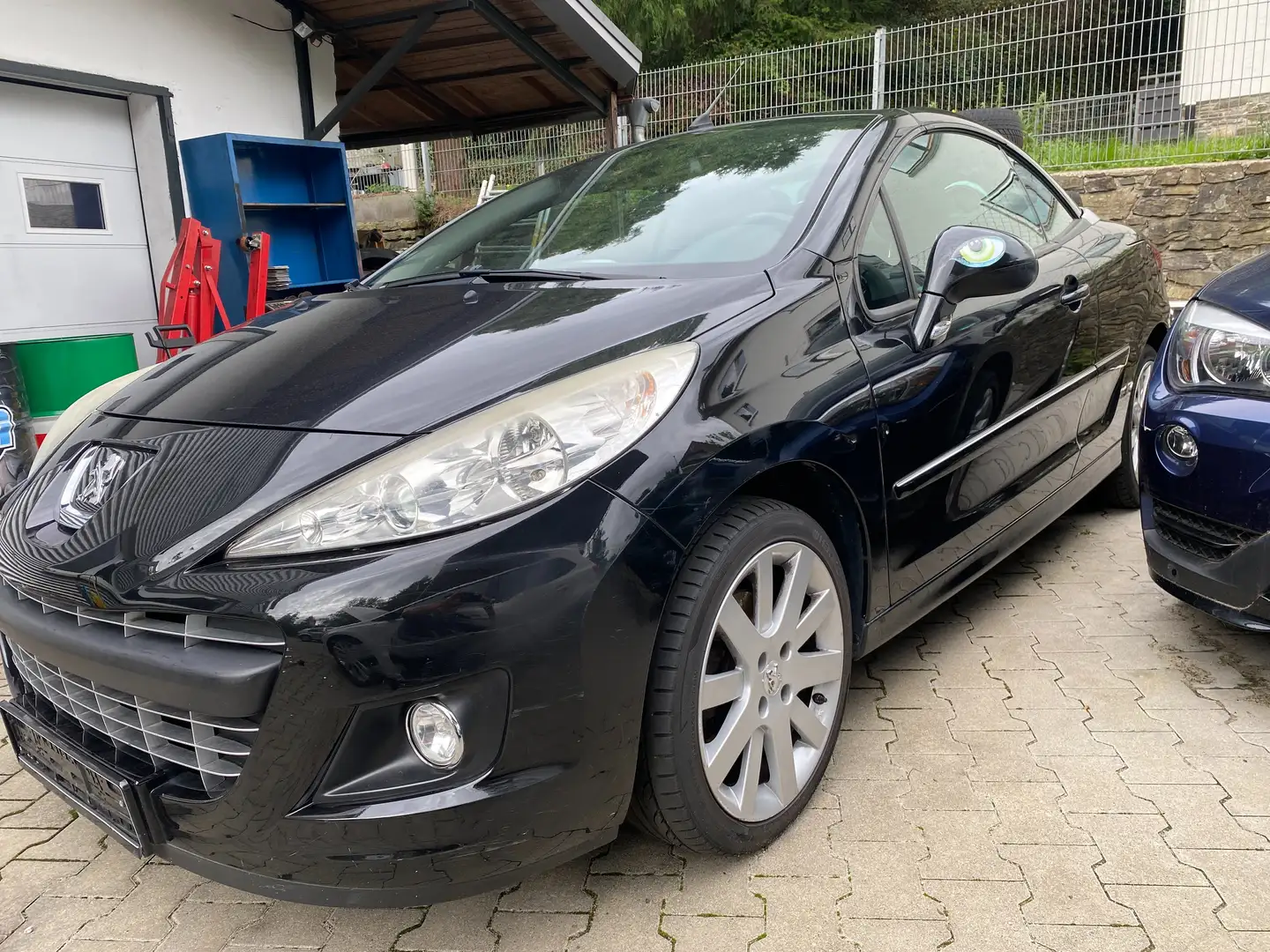Peugeot 207 CC 1.6 Platinum Scheckheft Tuv 10/26 Leder Shz 2Hd Noir - 1