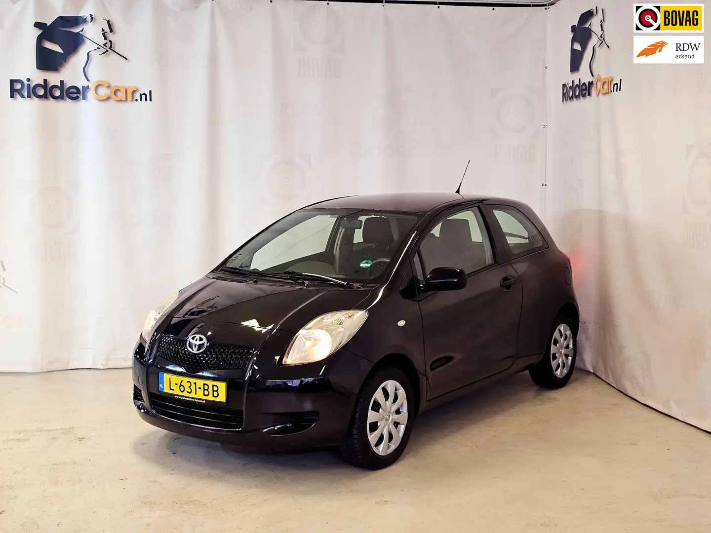 Toyota Yaris 1.0 VVTi Sol MMT|AIRCO|RADIO|2 SLEUTELS|ELEK RAMEN Schwarz - 1
