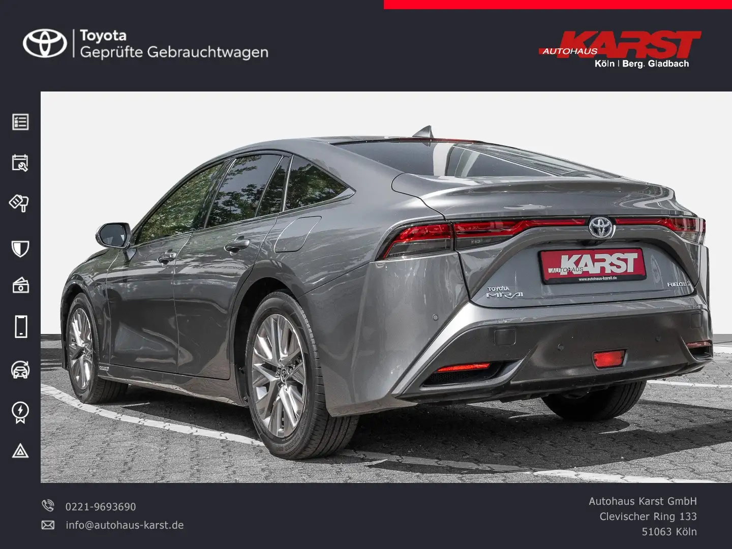 Toyota Mirai Executive *Leder* *JBL* *360°* *SOFORT* Silber - 2