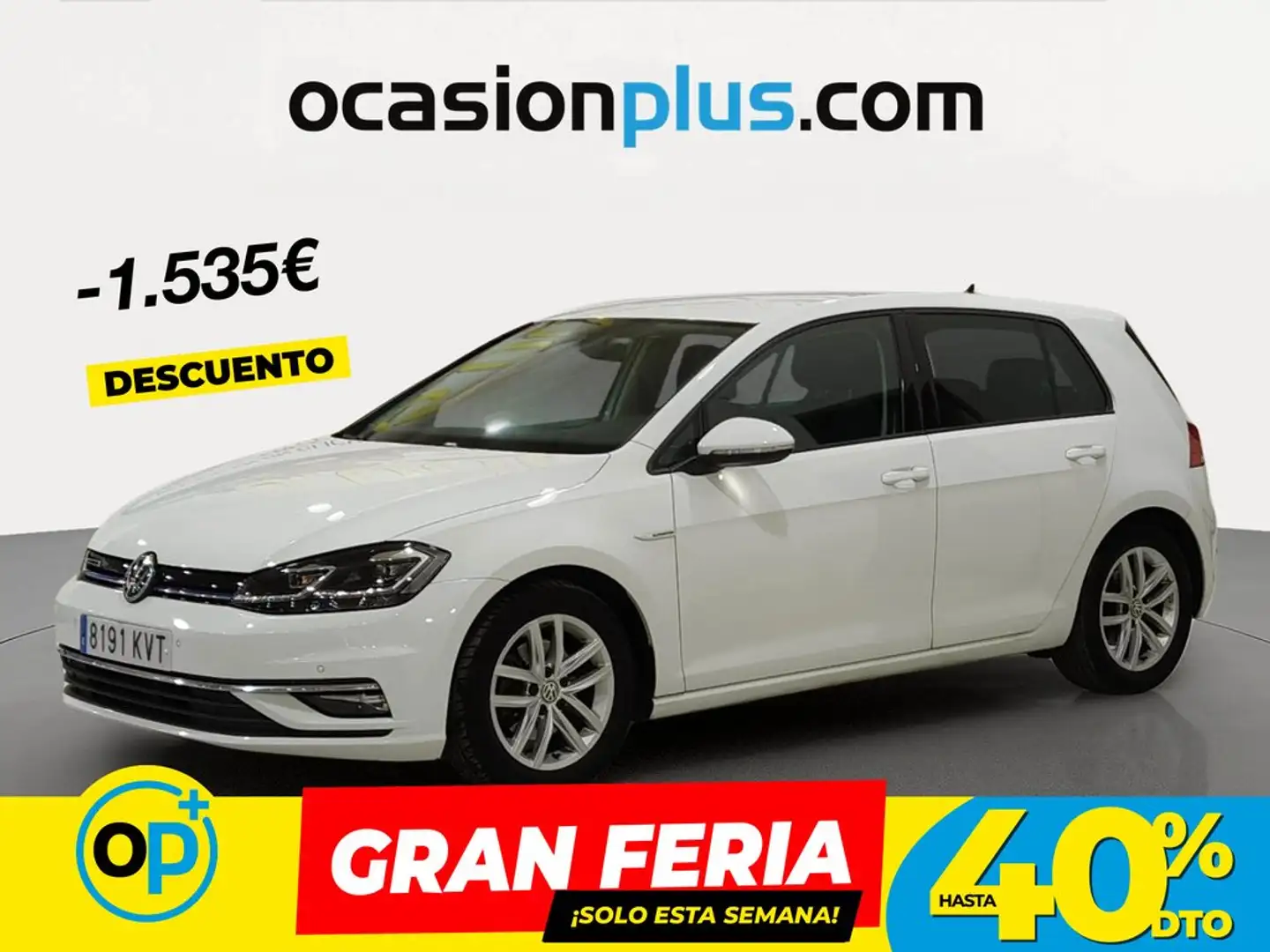 Volkswagen Golf 1.5 TSI Evo BM Advance 96kW Blanco - 1