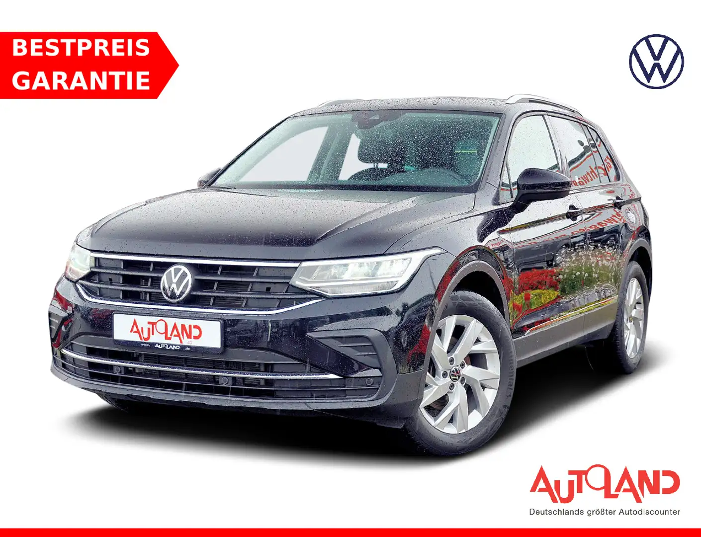 Volkswagen Tiguan 1.5 TSI United LED Navi AHK ACC PDC DAB Schwarz - 1